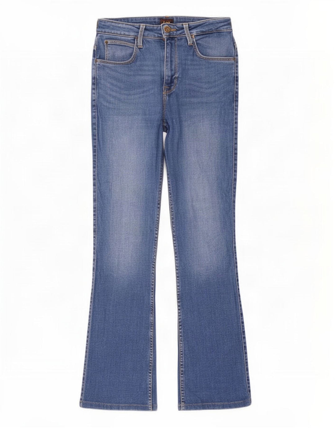 Lee Dame Breese Bootcut Jeans W28 L29 Blå Bomuld