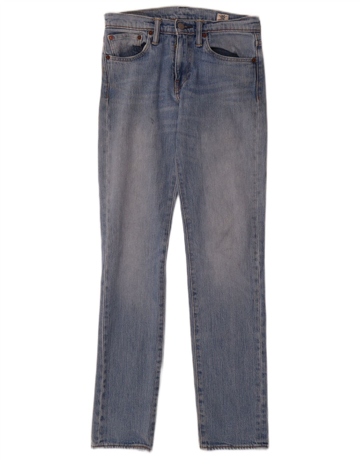LEVI'S Herre 511 Slim Jeans W28 L32 Blå Bomuld