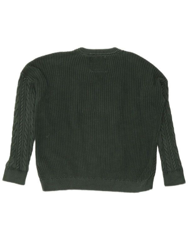 Superdry Womens grafisk sweater med rund hals, UK 12 Medium Green