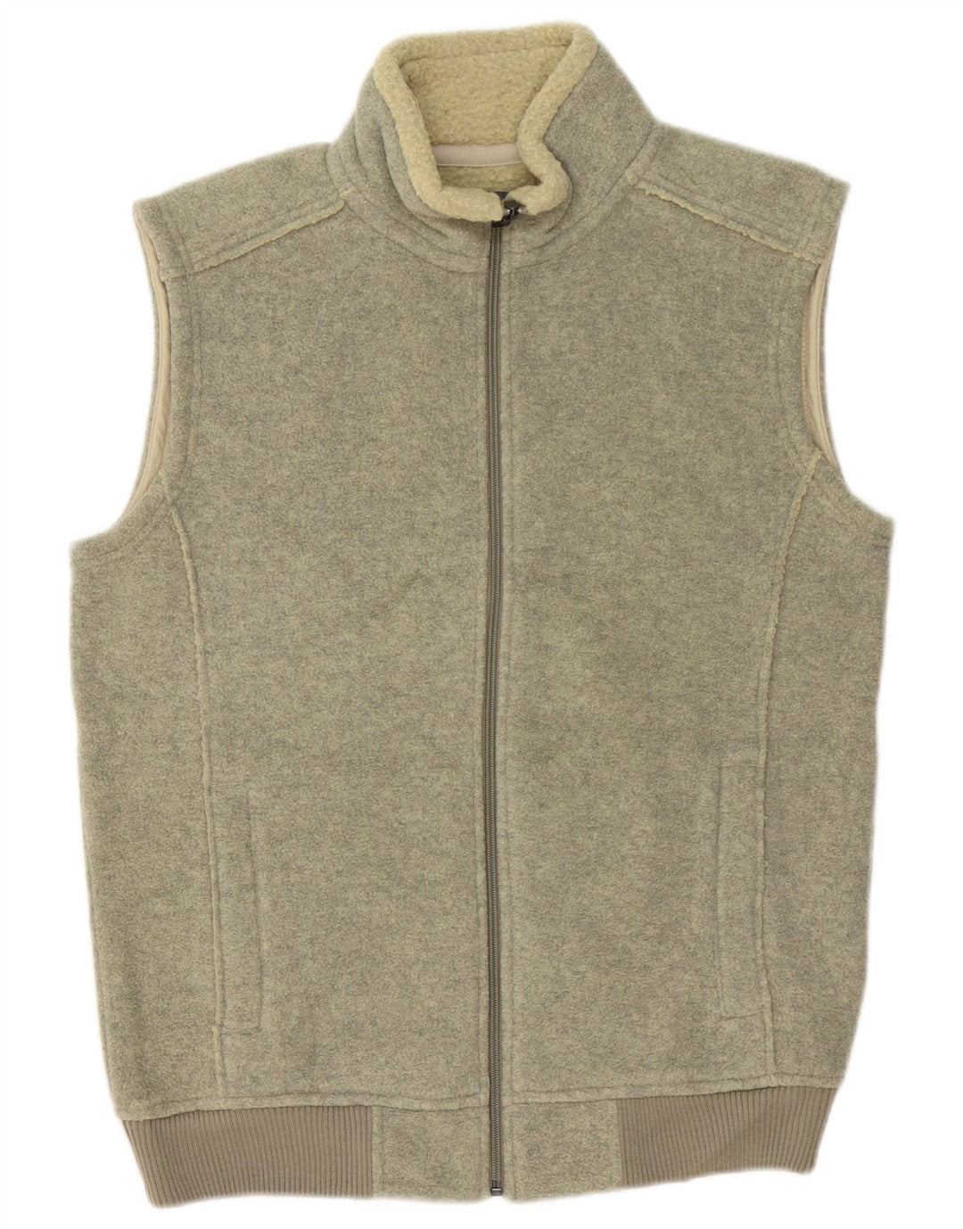 Marks & Spencer Herre Ærmeløs træningsdragt Topjakke Medium Khaki Polyester