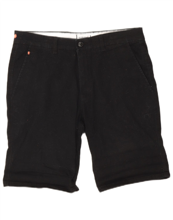 Jack & Jones Herre Chino Shorts Medium W34 Sort Bomuld