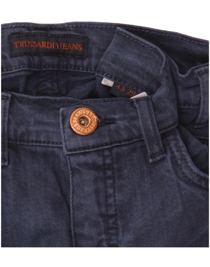 Trussardi Slim Jeans til kvinder W29 L34 Marineblå