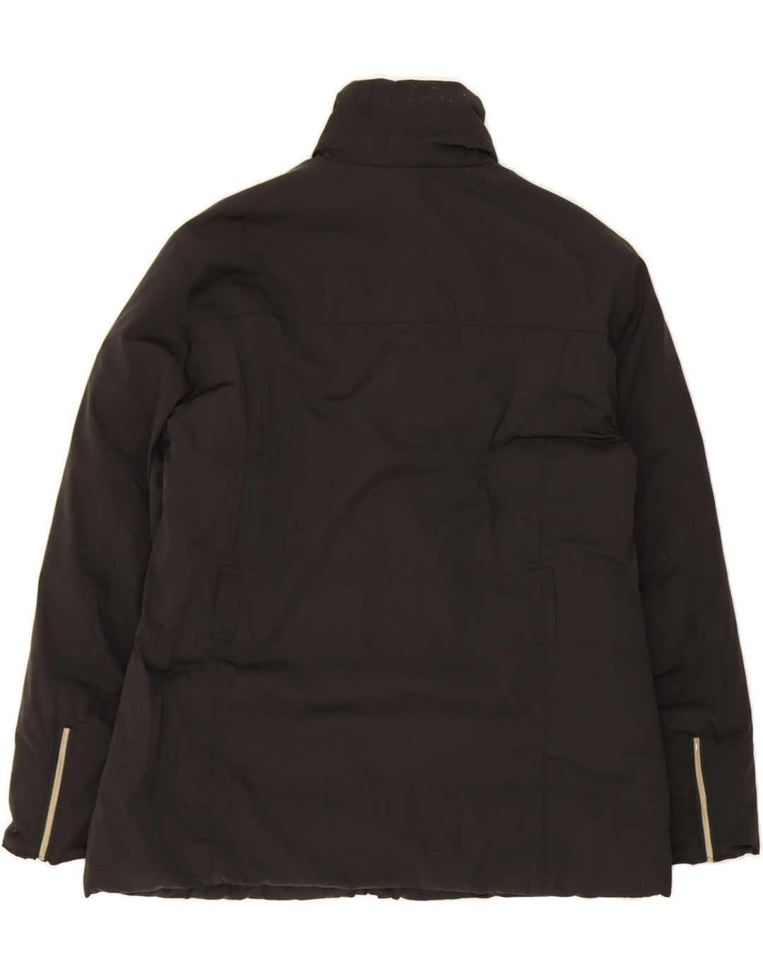 CANADIENS Mens Padded Jacket IT 50 Large Black Polyester Vintage Canadiens and Second-Hand Canadiens from Messina Hembry 