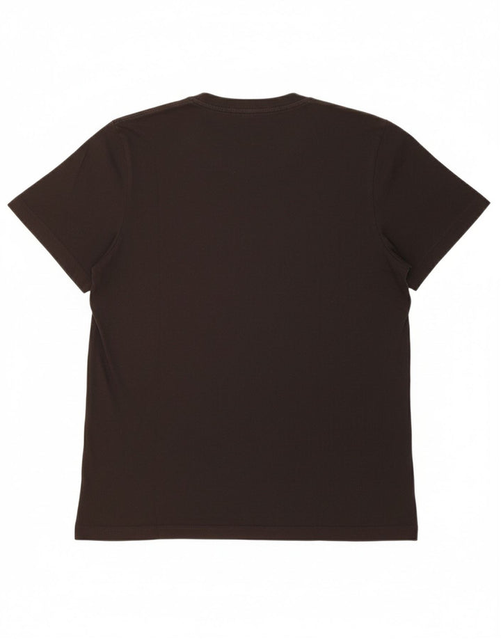 ADIDAS Mens Graphic T-Shirt Top Large Black Cotton
