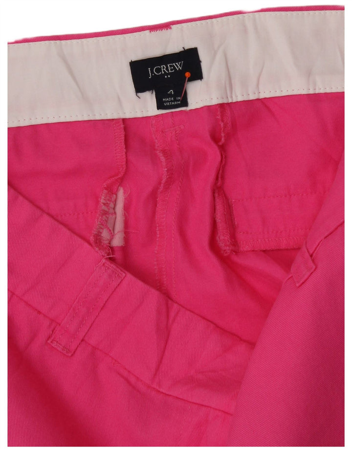 J. CREW Chino Shorts til kvinder US 4 Small W31 Pink Bomuld