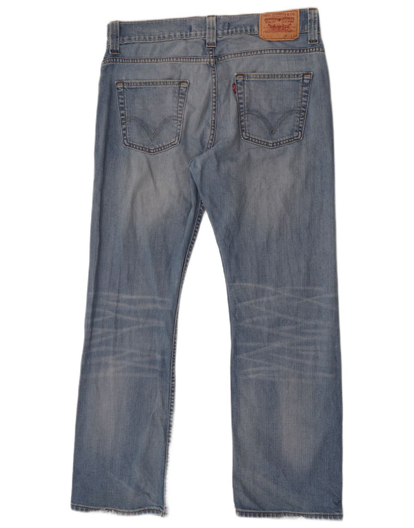 Levi's Herre 506 Straight Jeans med standard pasform W34 L30 blå bomuld