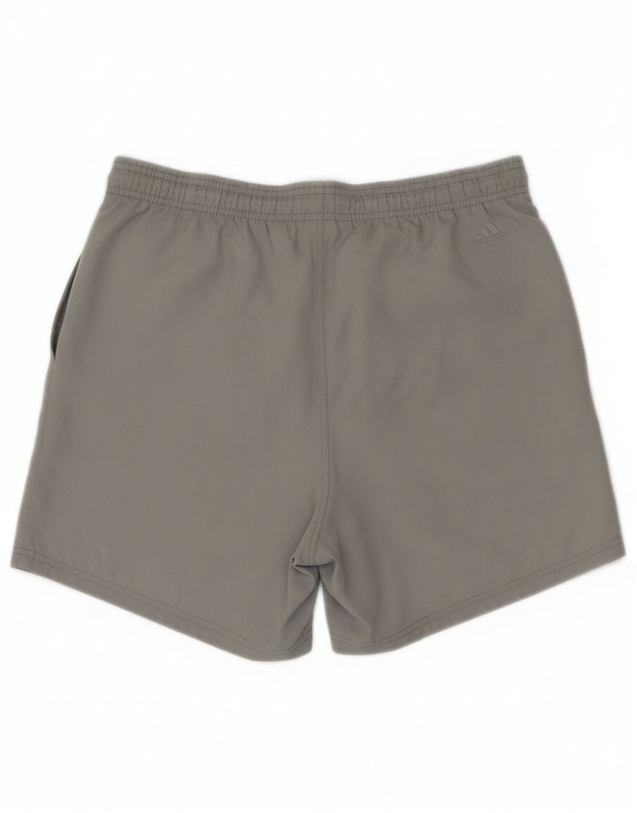 ADIDAS Mens Sport Shorts Large Grey Polyester Sports