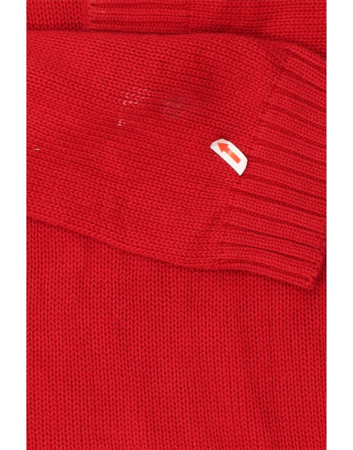 Chaps Herre Boat Neck Jumper Sweater XL Rød Bomuld
