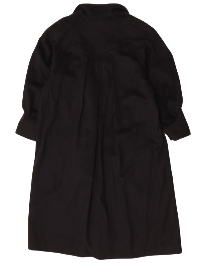 Yessica Dame Dobbeltradet Frakke UK 20 2XL Sort Uld