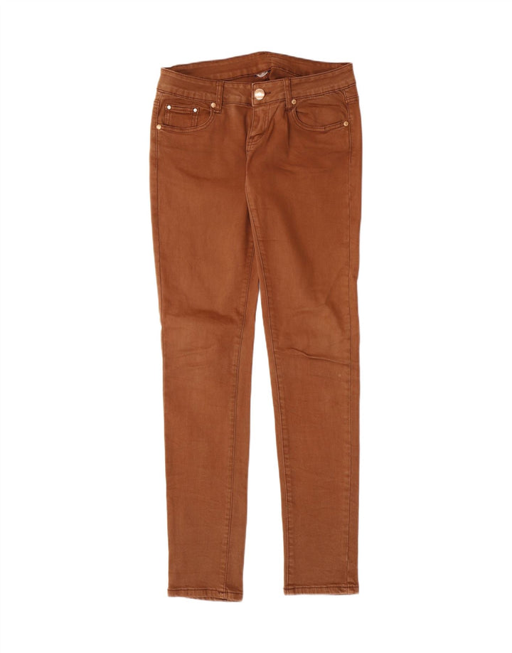 CHARRO Womens Skinny Jeans Large W32 L32 Brown Cotton
