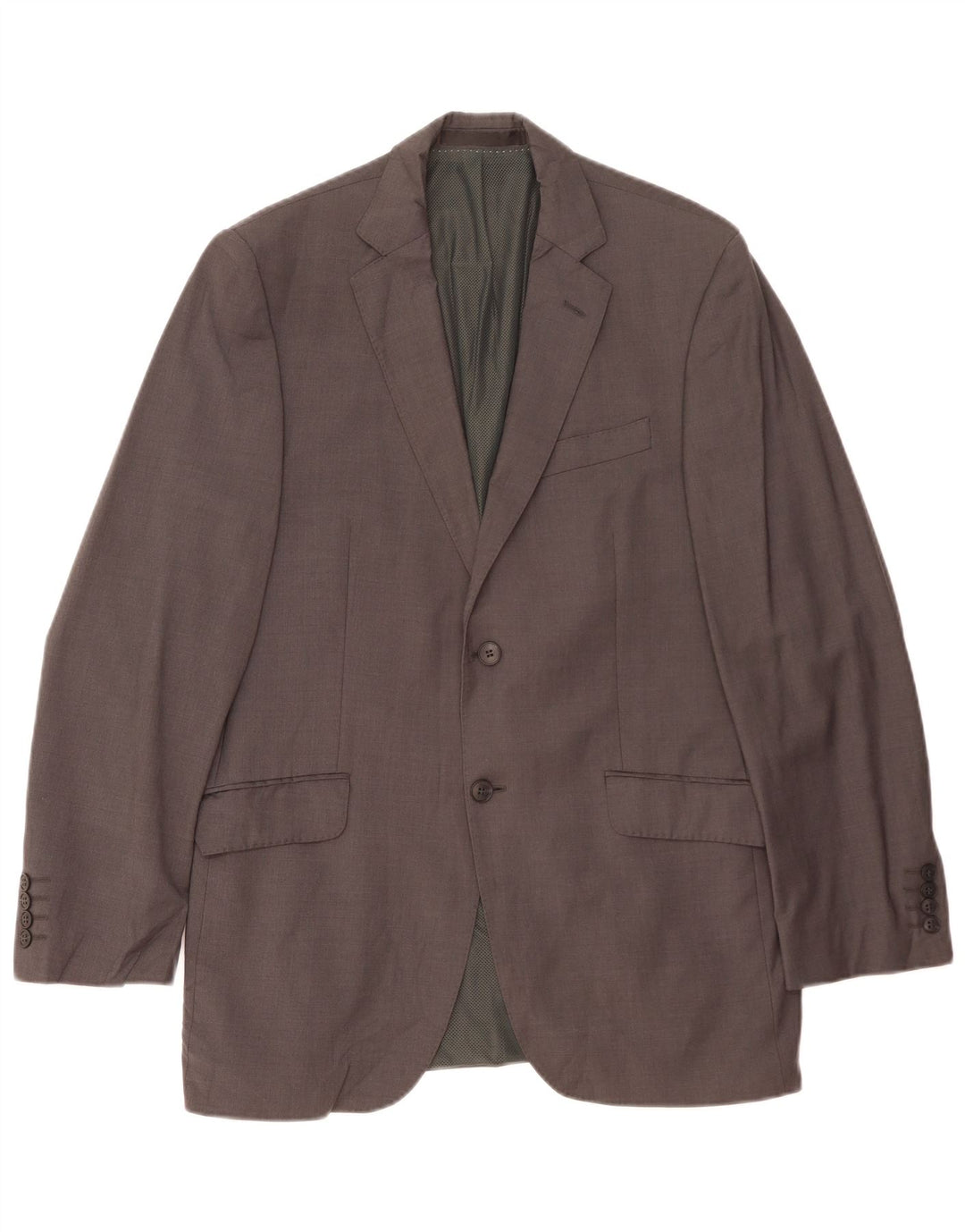 Marks & Spencer Herre 2-knaps blazerjakke UK 40 Medium Grey Wool