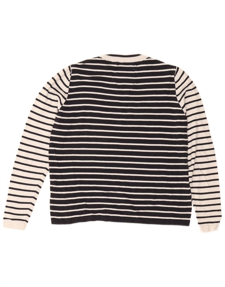 Superdry Dametrøje med rund hals i overstørrelse UK 10 Small White