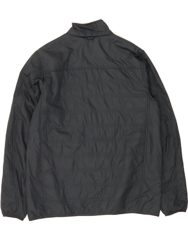 EDDIE BAUER Mens Padded Jacket UK 40 Large Grey Polyester Vintage Eddie Bauer and Second-Hand Eddie Bauer from Messina Hembry 