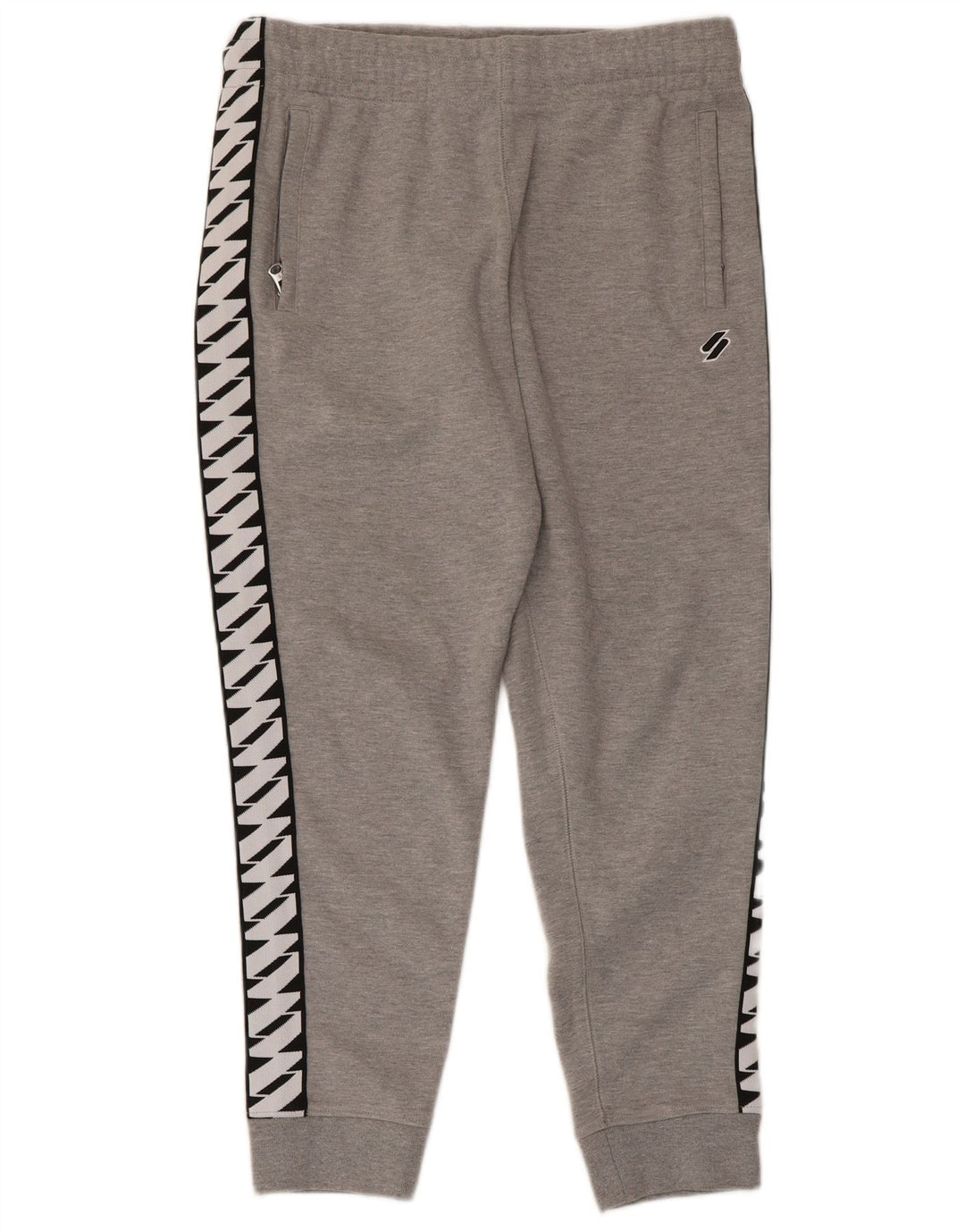 Superdry Herre grafiske træningsdragt Bukser Joggers Medium Grey Colourblock