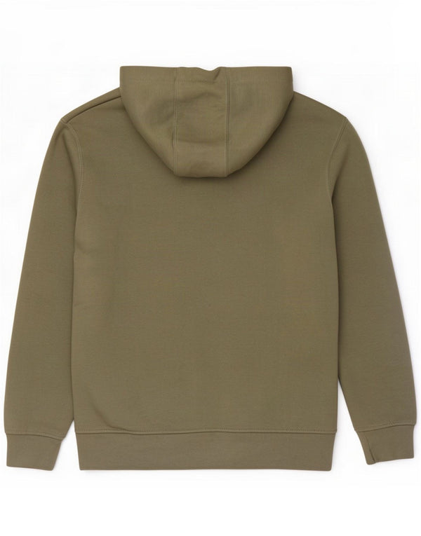 French Connection Mens Hoodie Jumper Medium Green Cotton