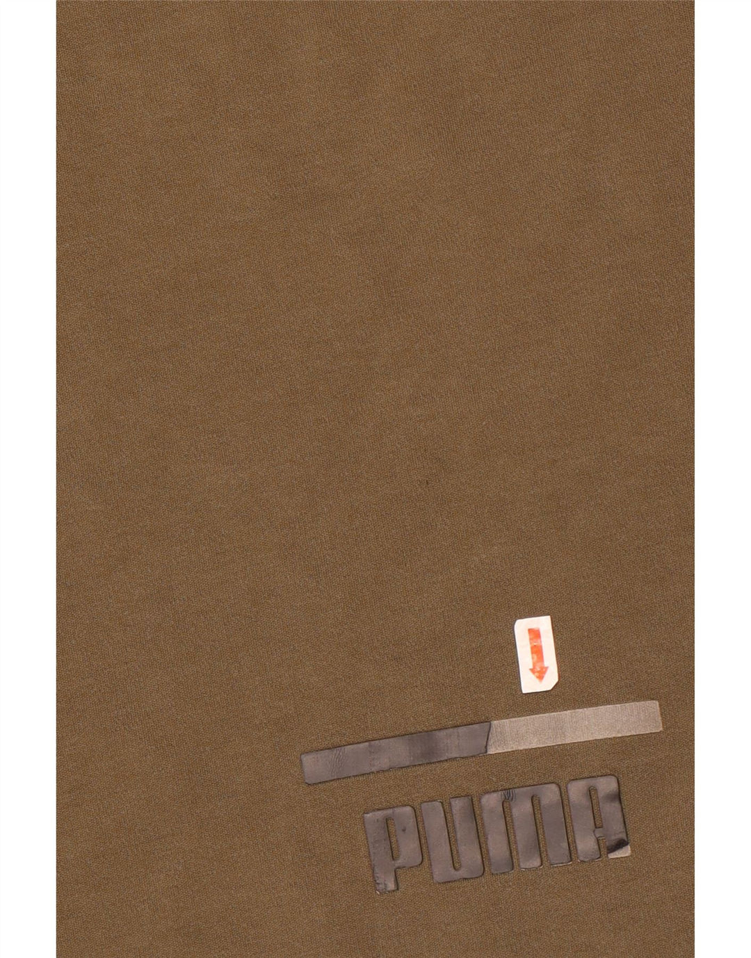 Puma Herre Grafisk Sweatshirt Jumper Small Khaki Bomuld