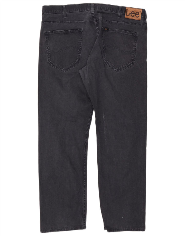 Lee Herre Blake Straight Jeans W36 L30 Blå Bomuld