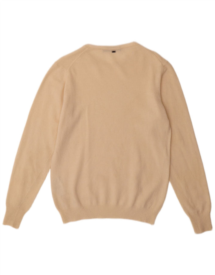 Liu Jo Herre trøjetrøje med rund hals Medium Beige Virgin Wool