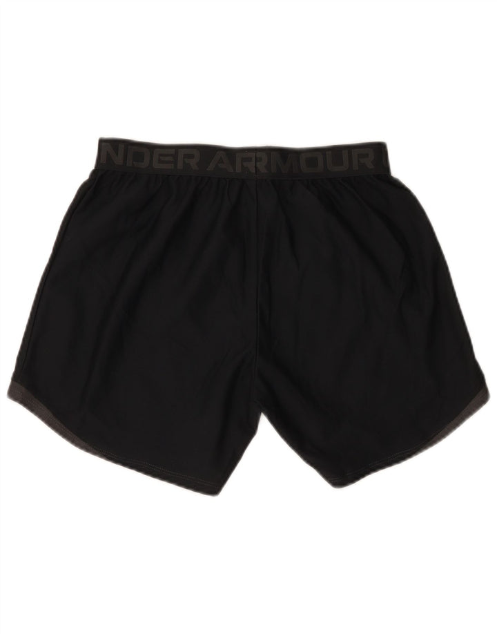 Under Armour Graphic Sports Shorts til kvinder UK 10 Small Black Polyester