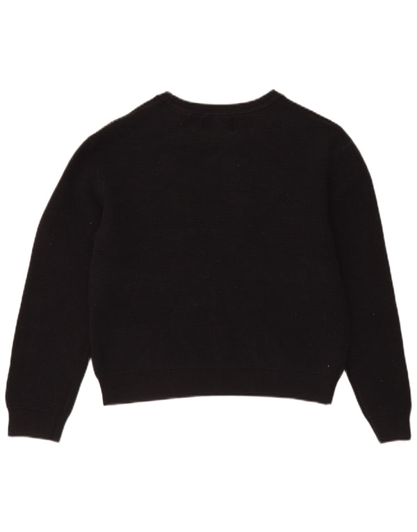 Zara drenge sweater med rund hals 13-14 år sort bomuld