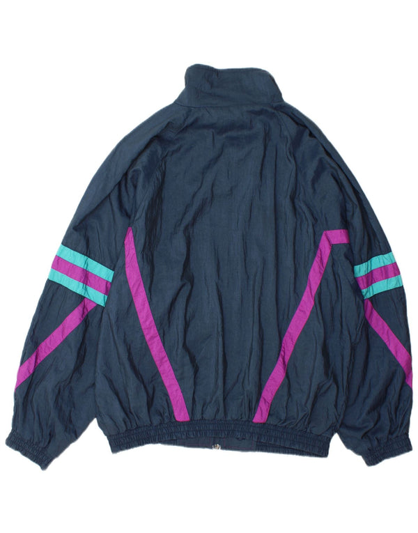 Killtec Herre træningsdragt Topjakke UK 38 Medium Navy Blue Colourblock