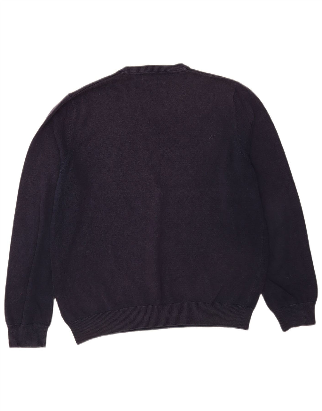 Marks & Spencer Herre V-hals sweater Stor marineblå bomuld
