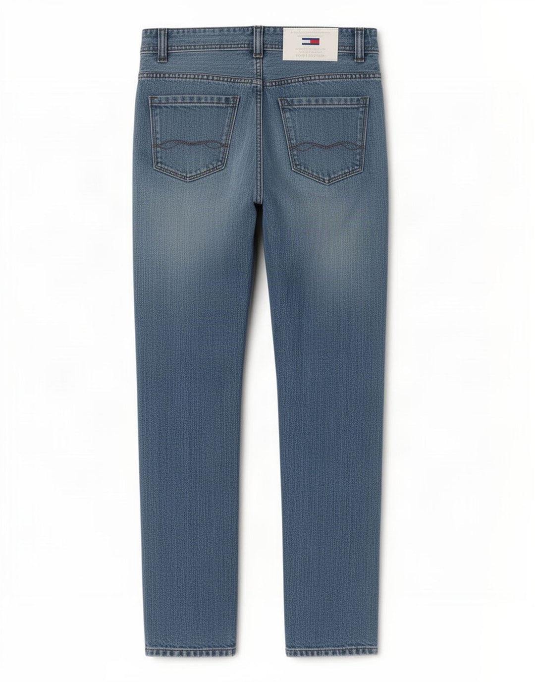 Tommy Hilfiger Herre Slim Jeans W36 L34 Blå