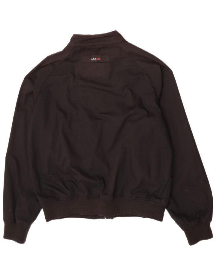 Schott Herre Bomber Jacket UK 40 Stor Sort Polyester