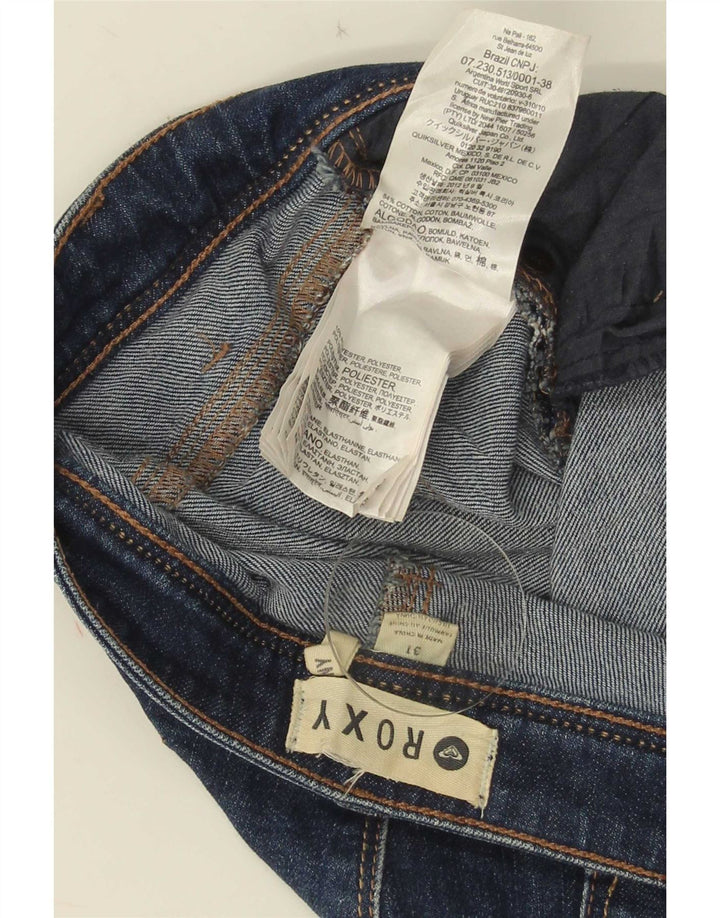 Roxy Dame Slim Jeans W31 L28 Marineblå Bomuld