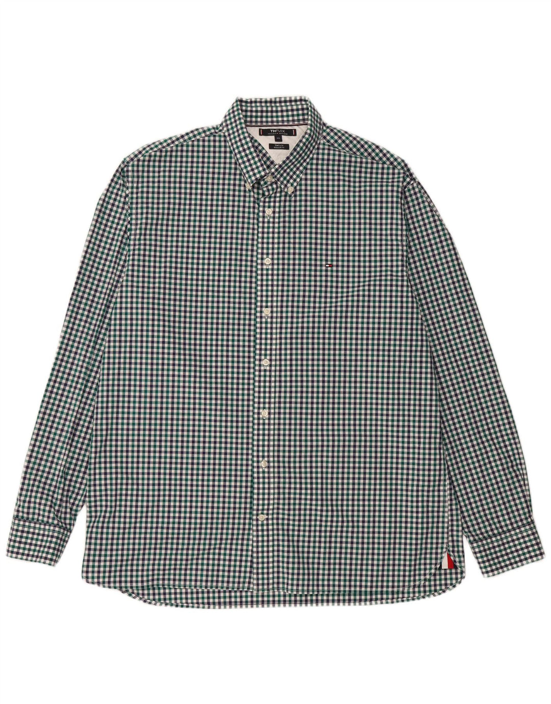 Tommy Hilfiger Herre Regular Fit skjorte 2XL Flerfarvet Gingham Bomuld
