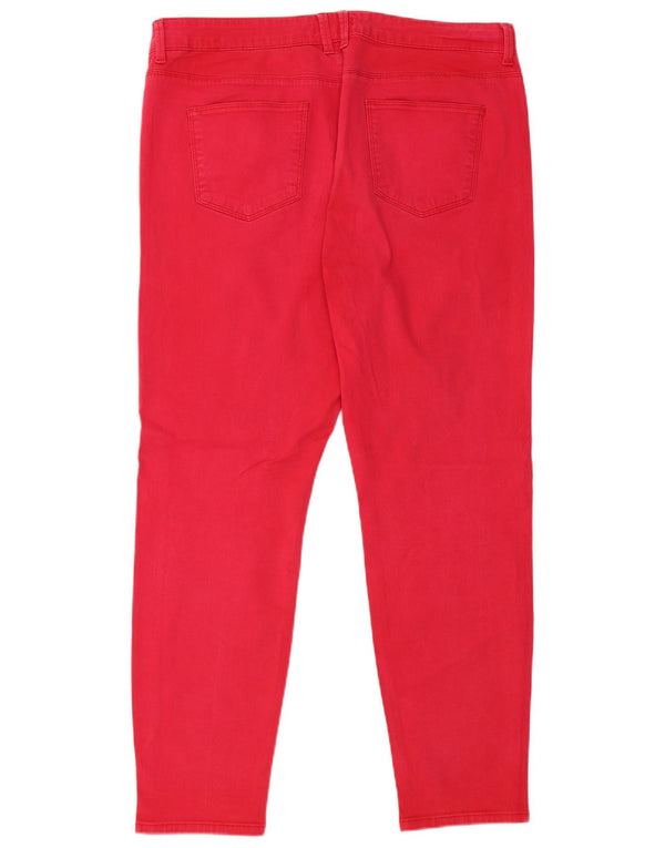 Marks & Spencer Dame Jegging Jeans UK 20 2XL W40 L29 Pink Bomuld
