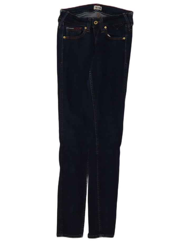 TOMMY HILFIGER Skinny Jeans til kvinder W27 L32 Marineblå bomuld