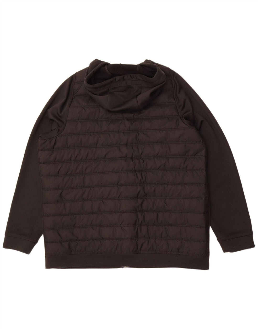 Nike Polstret hættejakke til mænd UK 42 XL sort nylon