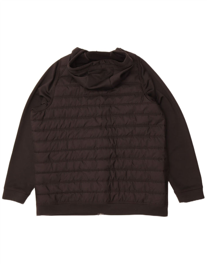 Nike Polstret hættejakke til mænd UK 42 XL sort nylon