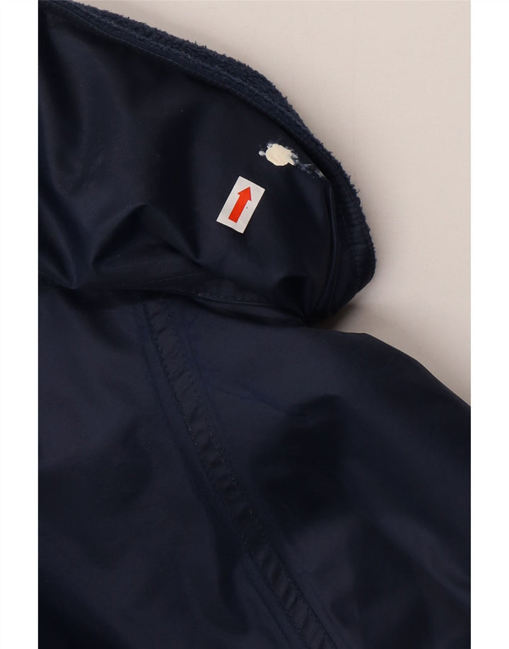UMBRO Herre Windbreaker Jacket UK 38 Medium Navy Blue Polyamide