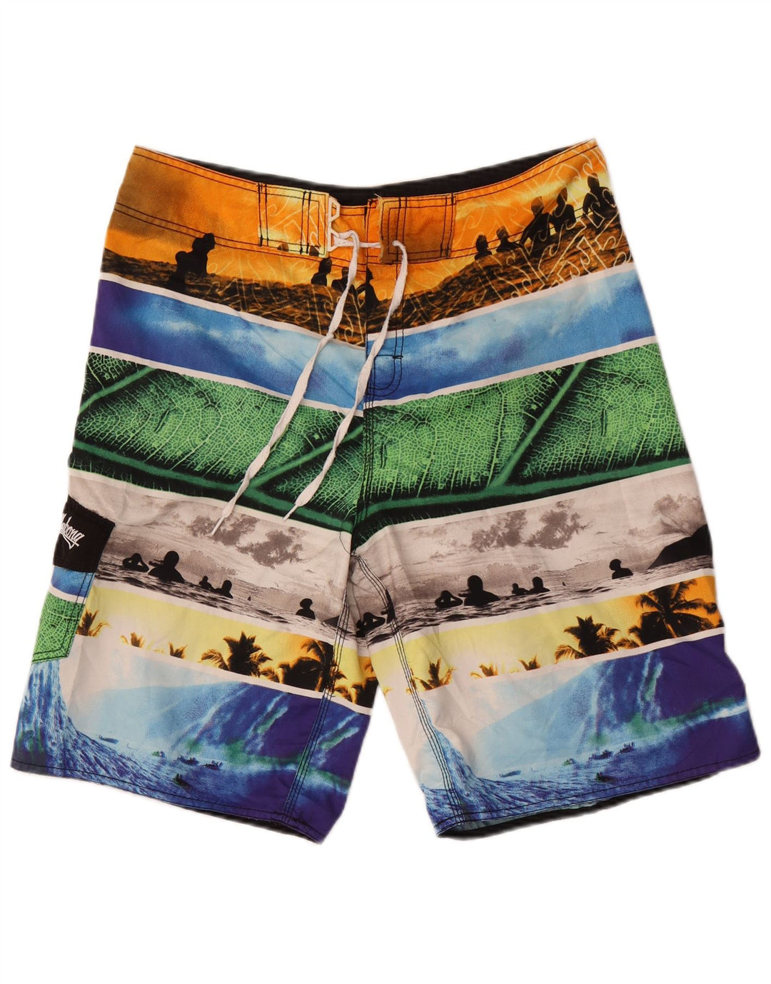 Billabong Herre Abstrakt Mønster Badeshorts Stor Flerfarvet