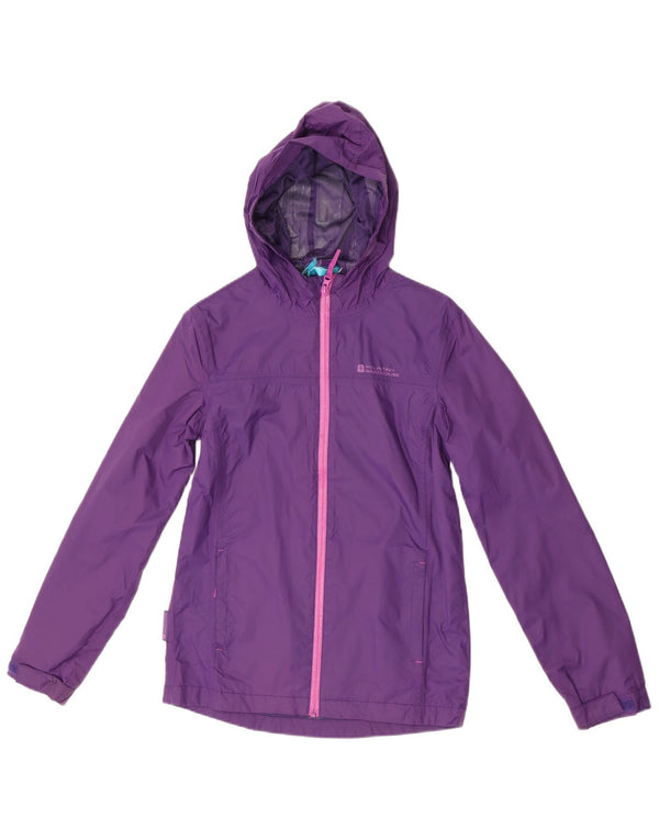 Mountain Warehouse Dame Regnjakke med hætte UK 10 Lille Lilla Polyester