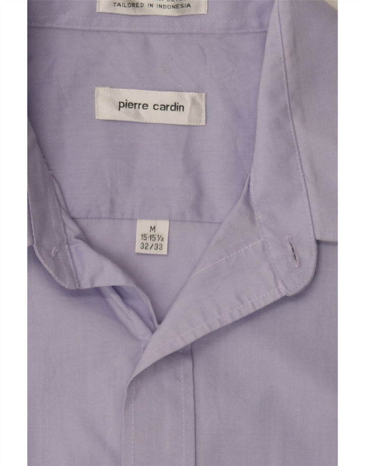 PIERRE CARDIN Mens Shirt Size 15 1/2 Medium Purple Cotton Vintage Pierre Cardin and Second-Hand Pierre Cardin from Messina Hembry 