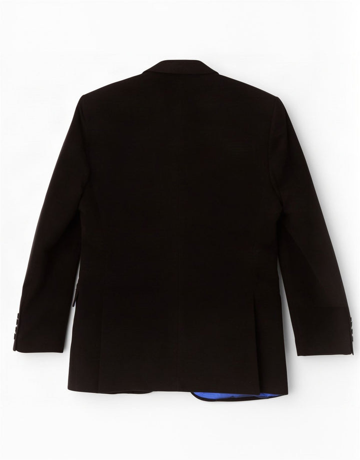 Daniel Hechter Herre 2 Button Blazer Jacket UK 38 Medium Sort Bomuld