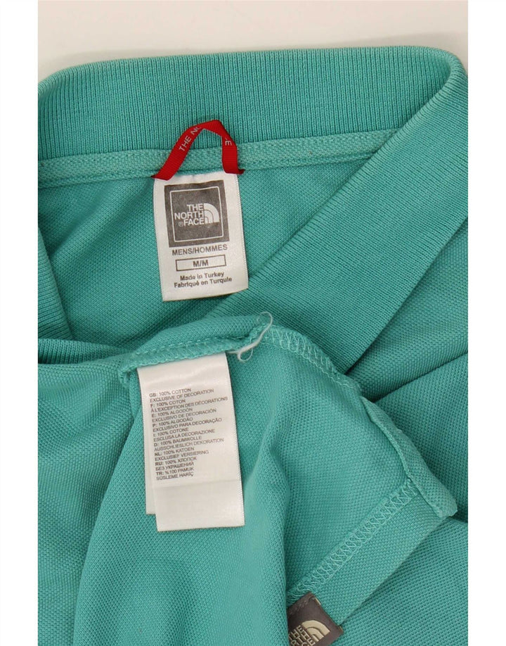 The North Face herre poloshirt Medium turkis bomuld