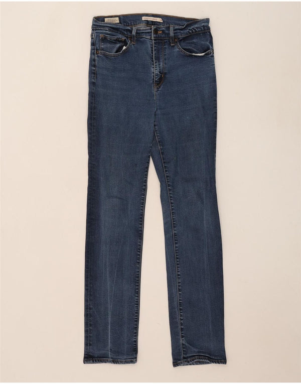 Levi's Dame 724 Højtaljede lige jeans W29 L32 Blå Bomuld