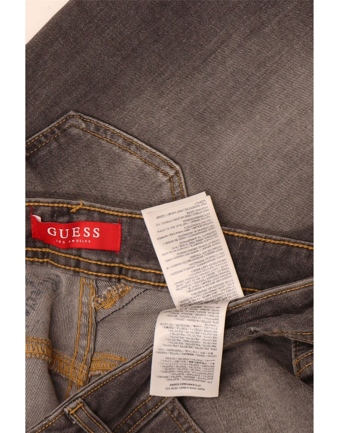 Guess Slim Jeans til mænd W33 L32 Grå bomuld
