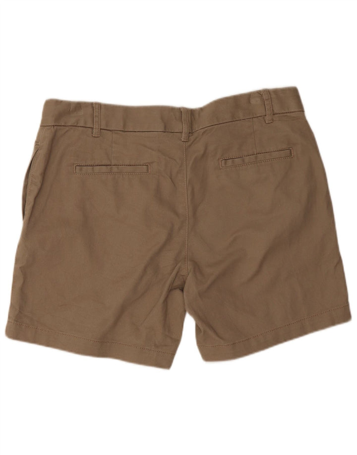 Fat Face Dame Chino Shorts UK 12 Medium W32 Khaki Cotton