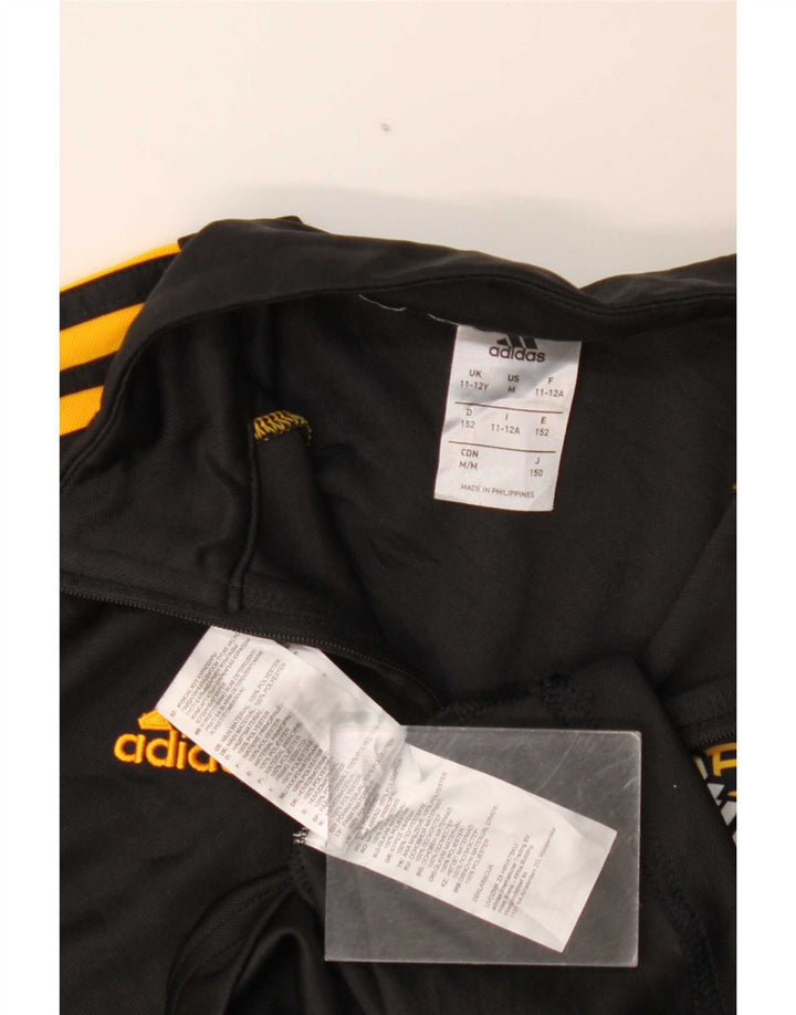 Adidas Boys Climalite Graphic Pullover træningsdragt Top 11-12 år Sort