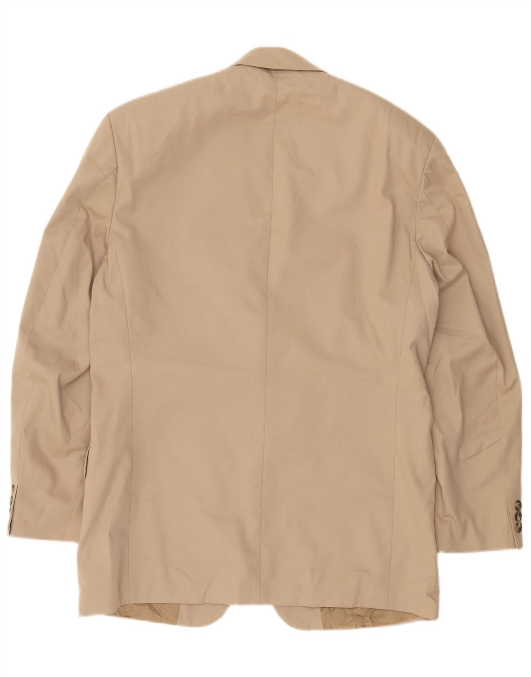 Marks & Spencer Herre 2-knaps blazerjakke UK 40 Medium Beige Bomuld