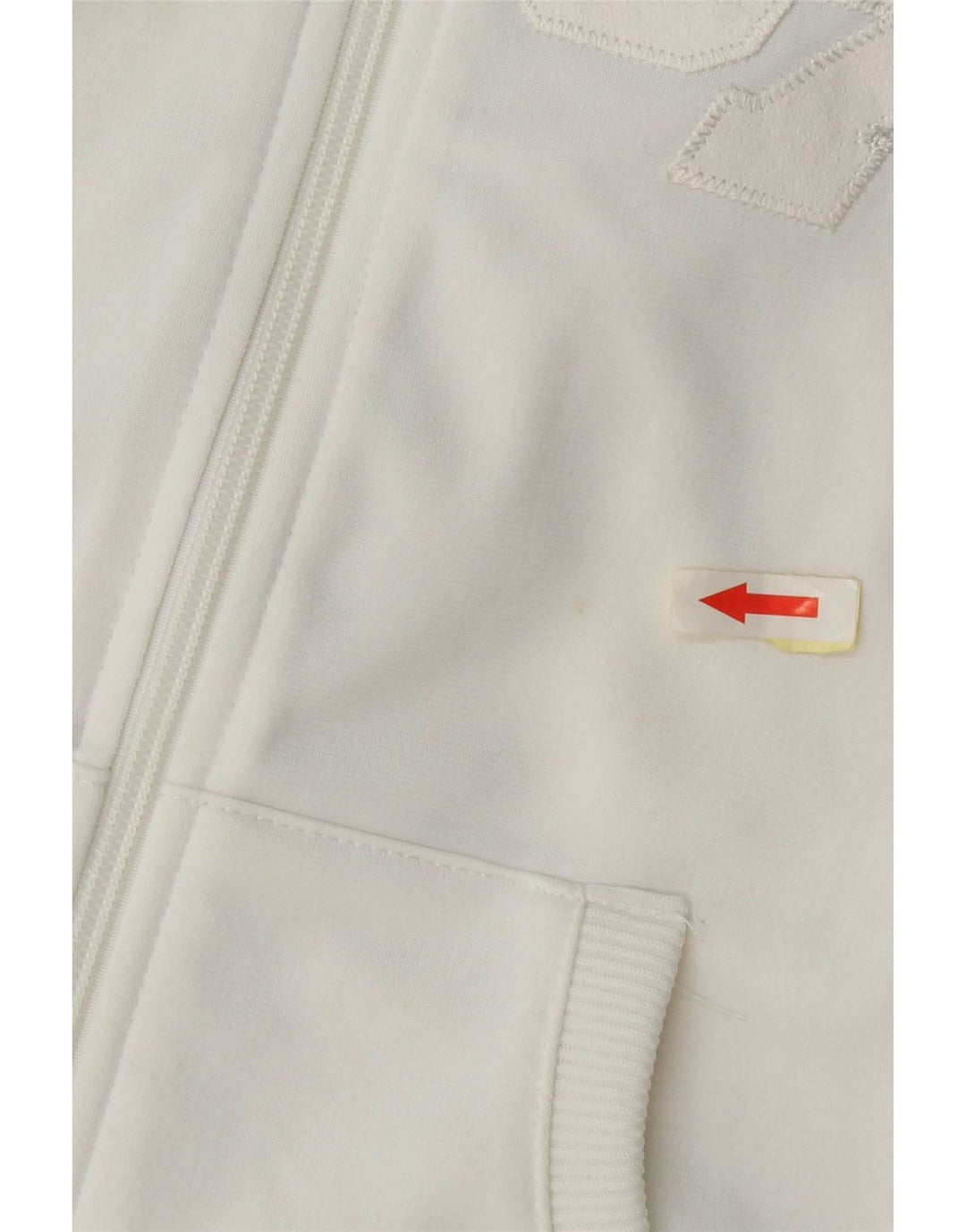 Nike grafisk træningsdragt topjakke til kvinder UK 8/10 Small White Colourblock