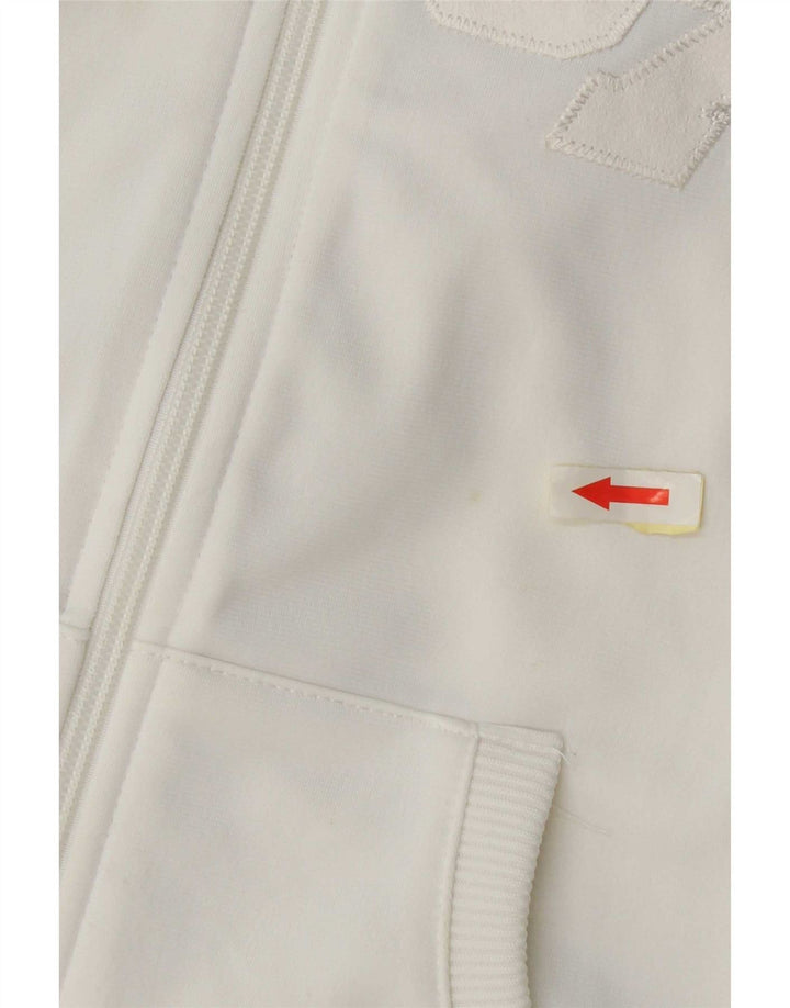 Nike grafisk træningsdragt topjakke til kvinder UK 8/10 Small White Colourblock