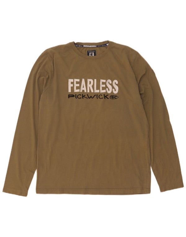 Pickwick Dame Top Langærmet UK 18 XL Khaki