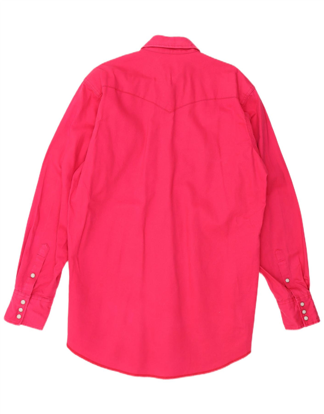 WRANGLER Høj skjorte til mænd Large Pink Bomuld