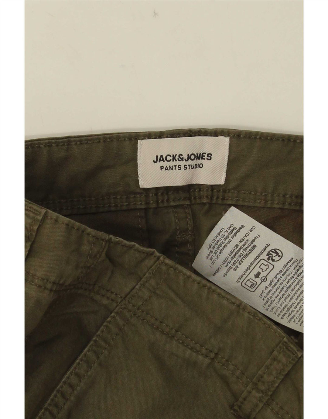 Jack & Jones Herre Cargo Shorts Medium W34 Khaki Bomuld